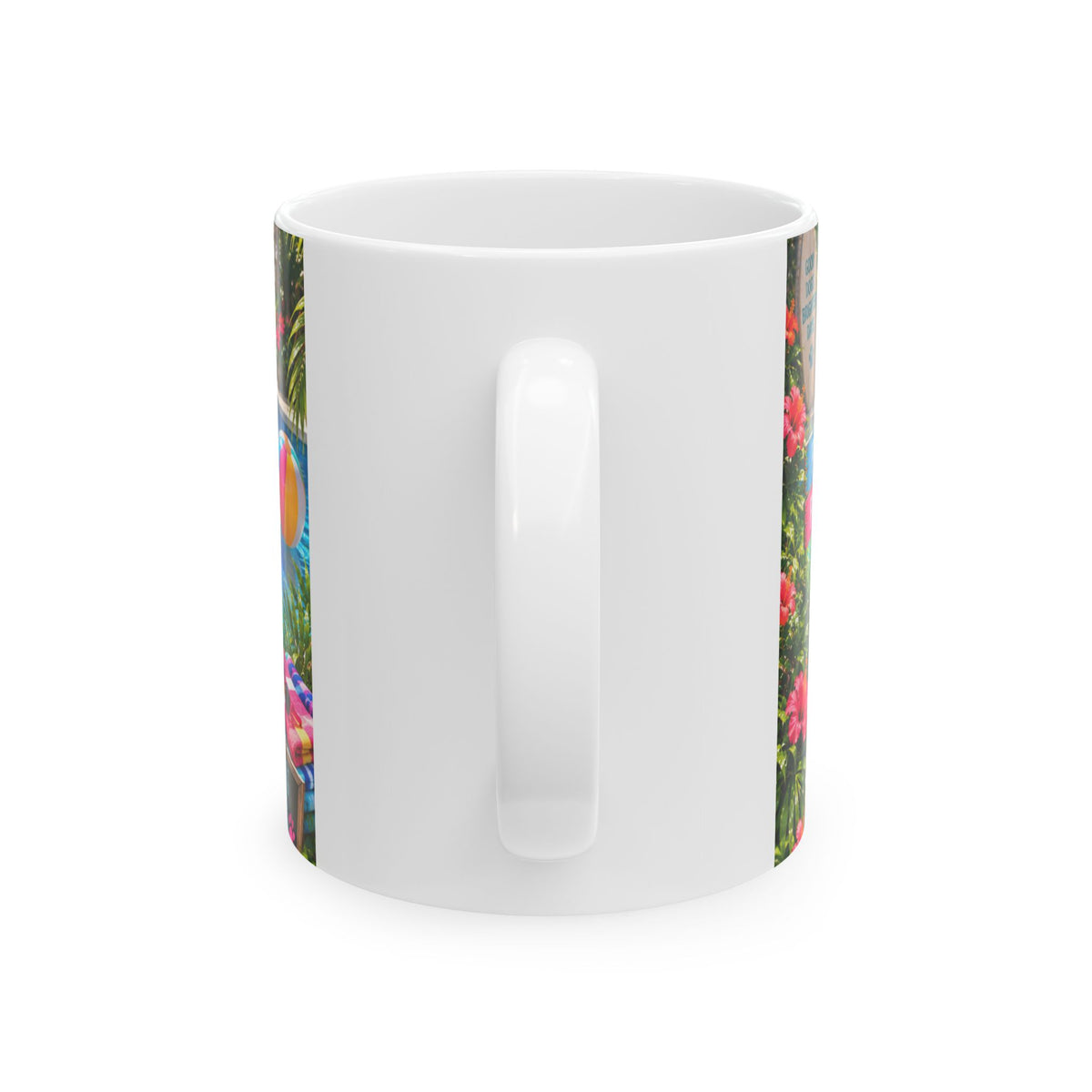 Pool Pawty Custom Pet Mug