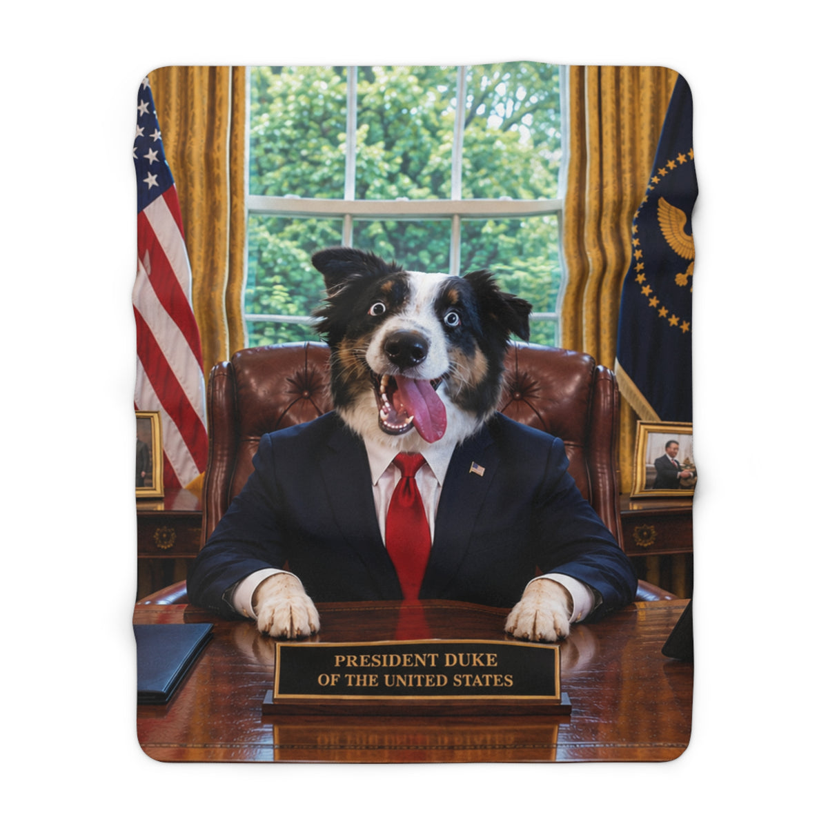 President Custom Pet Sherpa Blanket