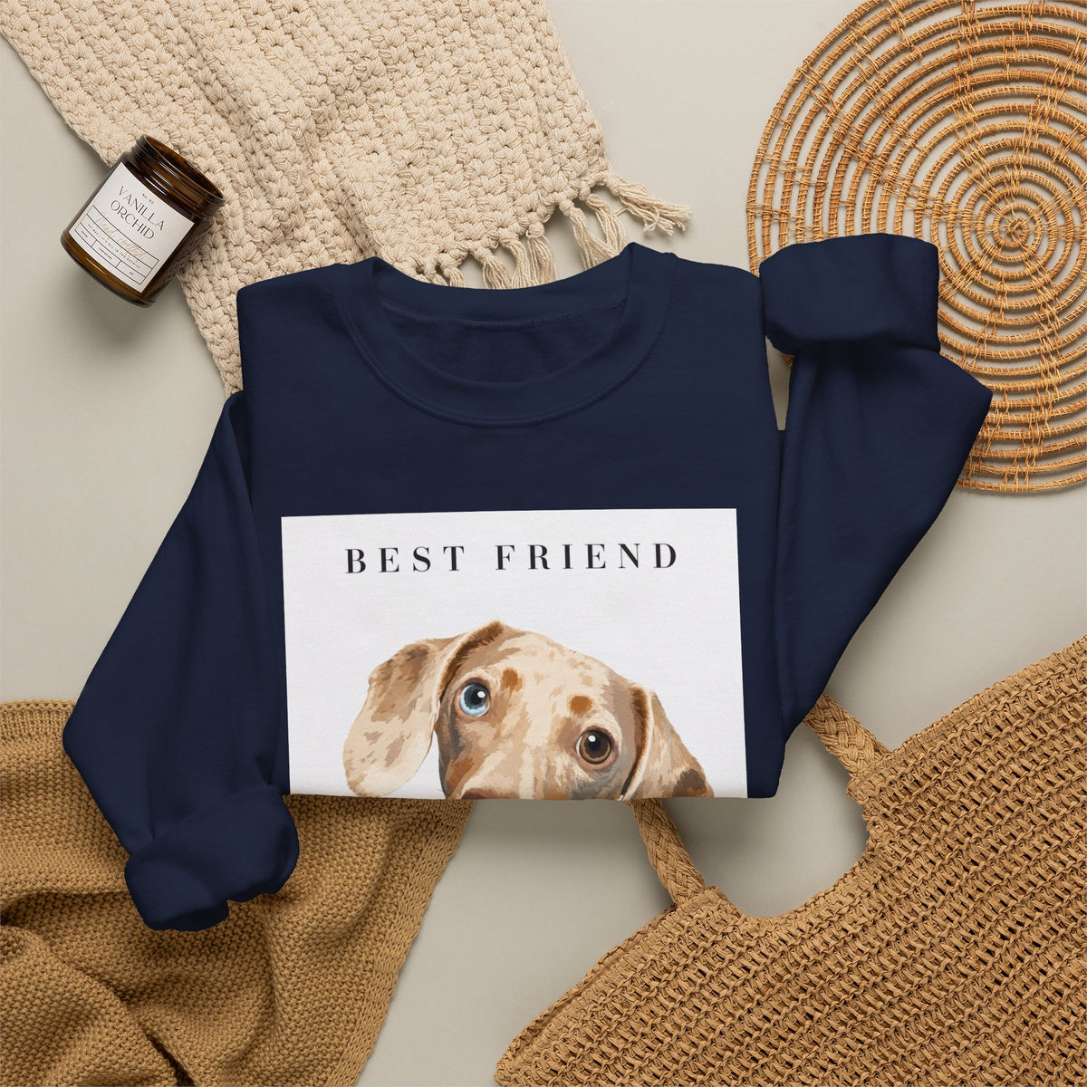 Modern Portrait Custom Pet Crewneck