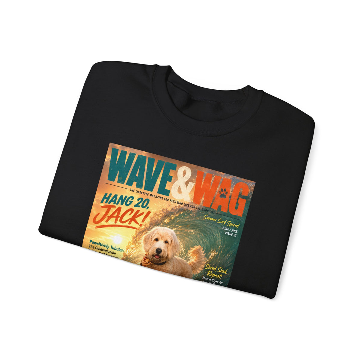 Wave & Wag Custom Pet Crewneck