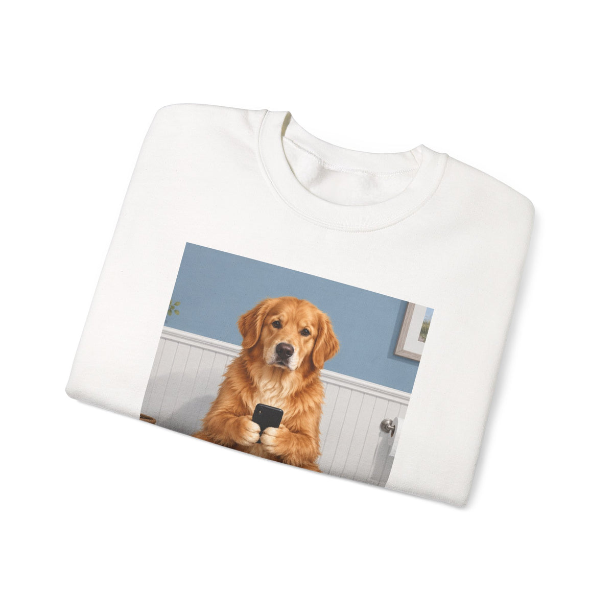 Sit & Scroll Custom Pet Crewneck