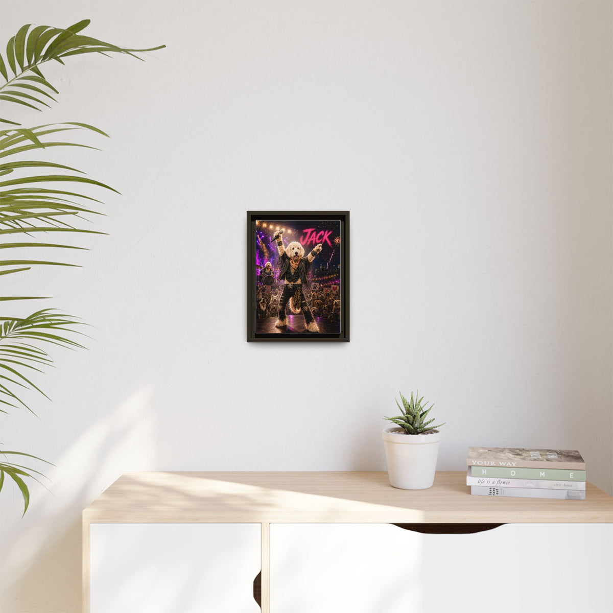Rockstar Custom Pet Framed Canvas