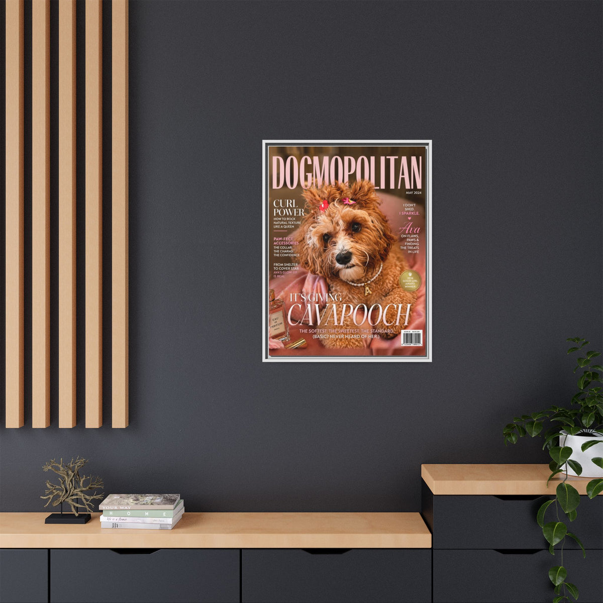 Dogmopolitan Custom Pet Framed Canvas