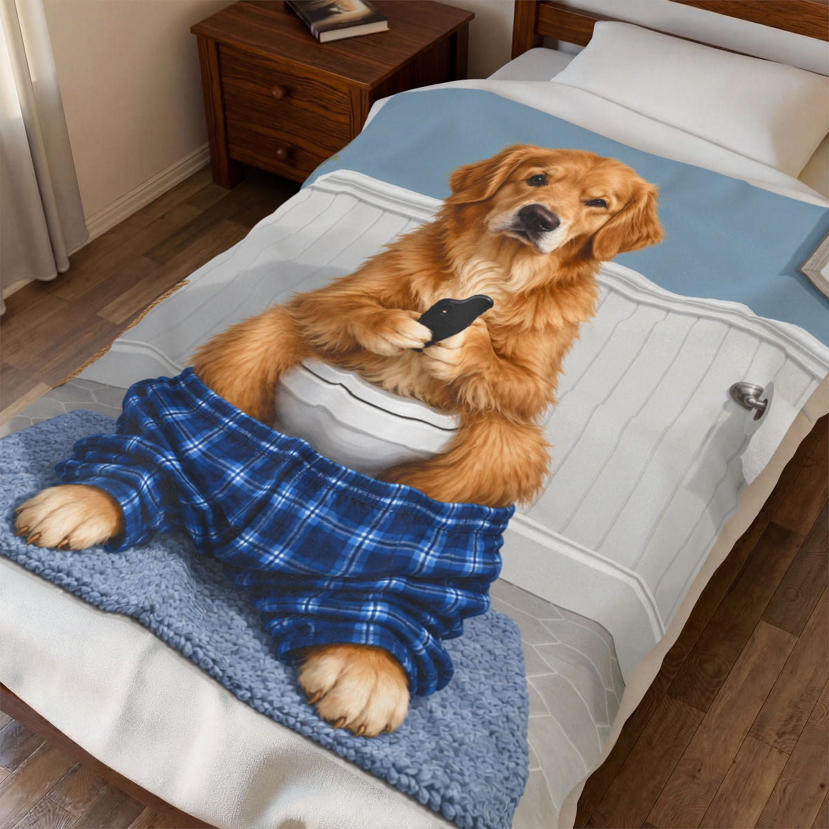 Sit & Scroll Custom Pet Blanket