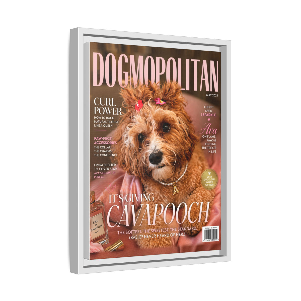 Dogmopolitan Custom Pet Framed Canvas