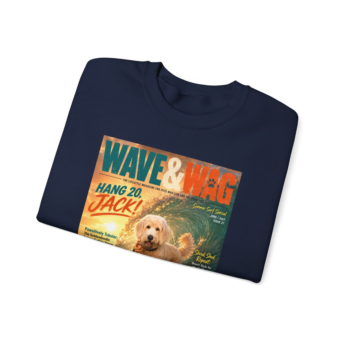 Wave & Wag Custom Pet Crewneck