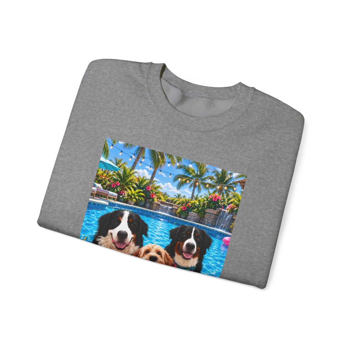 Pool Pawty Custom Pet Crewneck